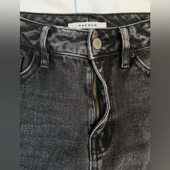 PacSun Black Washed Mom Jeans - Picture 8 of 16